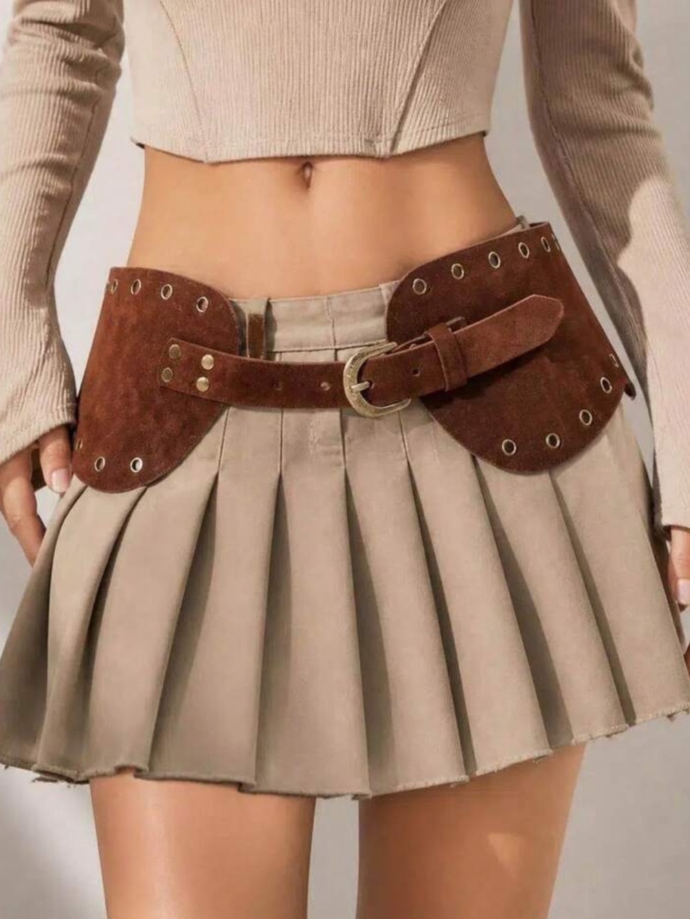 1pc Bohemian Women's Waist Belt, Brown Belts, BOHO Belts, Rodeo, Cowgirls,